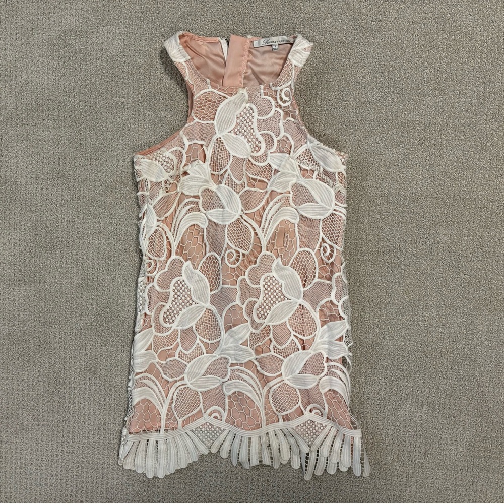 White lace dress